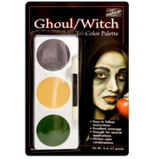 Mehron Tri-Colour Make-up Palette - Ghoul/Witch