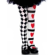 Harlequin & Hearts Tights - Child