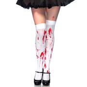 Bloody Zombie Thigh High Stockings