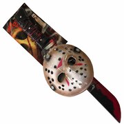 Jason Adult Mask & Machete Set (Friday 13th)