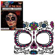 Day of the Dead Face Tattoo Pink