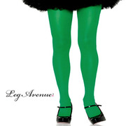 Tights - Nylon Lycra Plus - Kelly Green