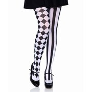 Harlequin Clown Tights - Adults