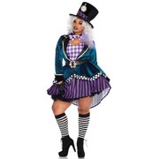 Delightful Mad Hatter Costume - Adult Plus