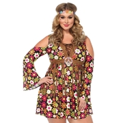 Starflower Hippie Costume - Adult Plus