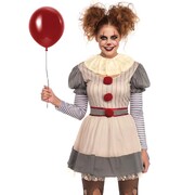 Creepy Clown 2 Piece Costume - Adult