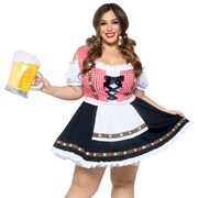 Beer Garden Babe Costume (Leg Avenue) - Adult Plus