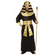 Pharaoh Costume (Black & Gold) - Adult