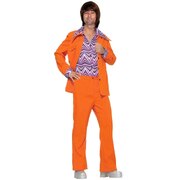 Orange Leisure Suit Costume - Adult Standard