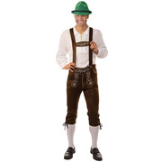 Oktoberfest Lederhosen (Brown) - Adult