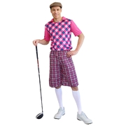 Golf Pro Costume (Pink) - Adult