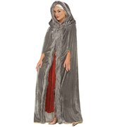Grey Cape with Fur Trim - Adult One Size