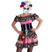 Day of the Dead Dress Costume - Adult