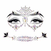 Calavera Adhesive Face Jewels Sticker
