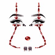 Adhesive Face Jewels Sticker - Clown