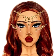 Gold Stars Adhesive Face Jewels Sticker
