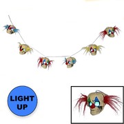Clown Garland Light Up 