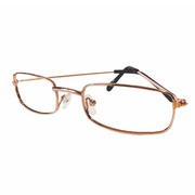 Santa Rose Gold Glasses No Lenses