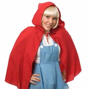 Hooded Red Riding Hood Cape - Adult
