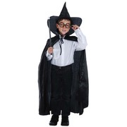 Wizard/Witch Set (Cape, Hat, Wand & Glasses) - Child (Budget)