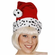 Santa Hat - Dalmatian Trim