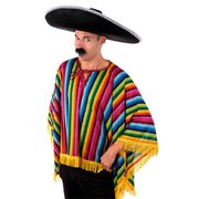 Mexican Poncho (Bright Colours) - Adult