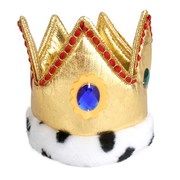 Mini Fabric Crown on Elastic