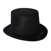 Lincoln Top Hat - Black Velvet (Seconds)