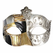 Roman Warrior Metallic Masquerade Mask (Tivoli)