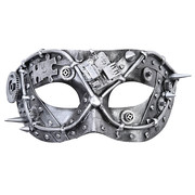 Leonard Steampunk Silver Eye Mask