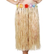 Hawaiian Skirt Natural Long - Adult
