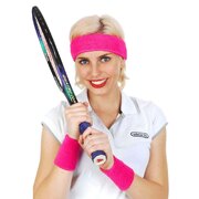 Sweatband Set - Hot Pink