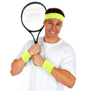 Sweatband Set - Neon Yellow/Green