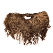 Scruffy Brown Character Beard with Moustache