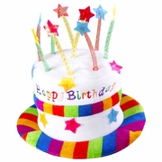 Happy Birthday Cake Hat - One Size