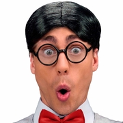 Nerd Wig (Black) - Adult One Size