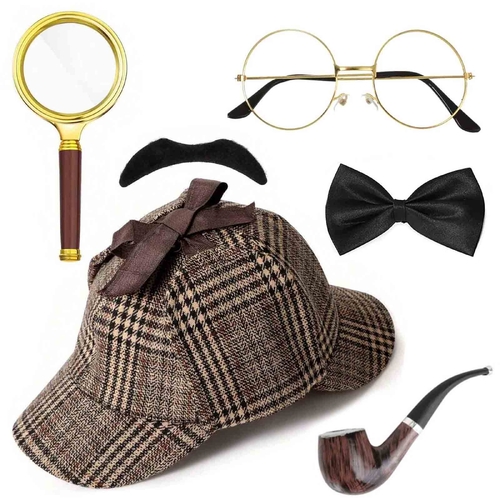 Detective Accessory Set - One Size (6 Piece)