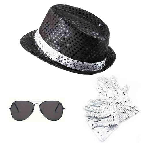 MJ King of Pop Accessory Set - One Size
