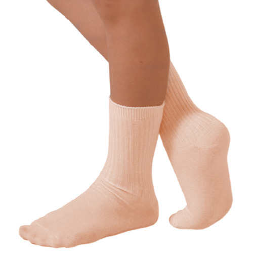 PW Ballet Socks Flesh - Child 9-12