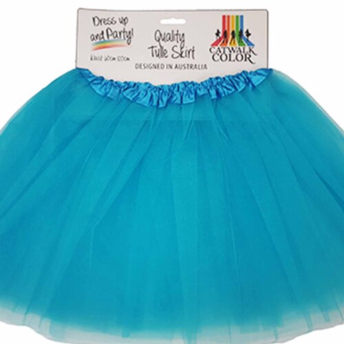 Aqua/Turquoise Tulle Tutu Skirt - Adult