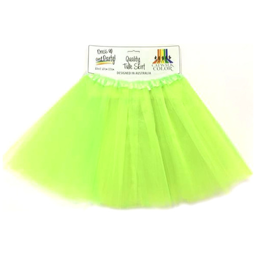 Light Green Tulle Tutu Skirt - Adult