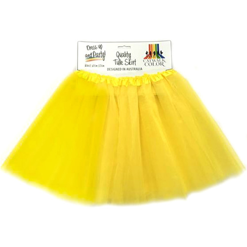 Catwalk Tulle Tutu Skirt - Adult - Yellow