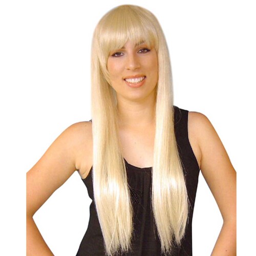Abba Long Blonde Wig with Fringe