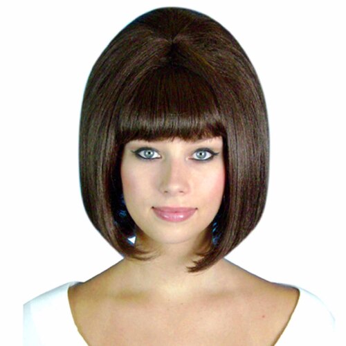 Brown 60s Beehive Wig