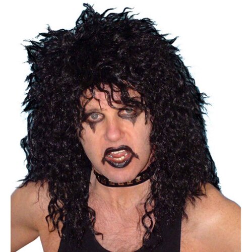 Alice Rocker Black Wig - Adult