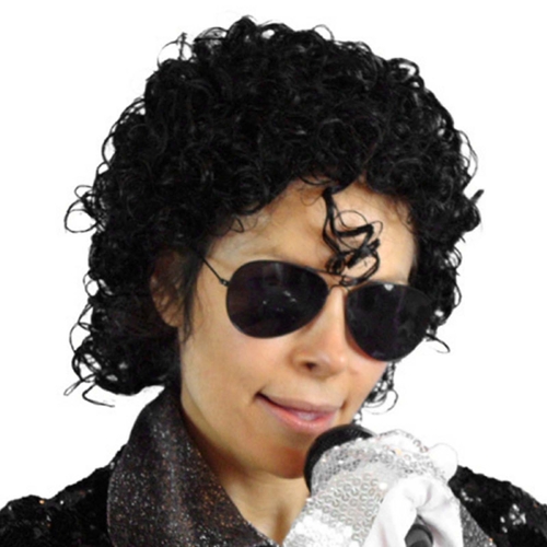 MJ 80s Short Curly Wig