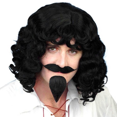 Musketeer Wig, Beard & Moustache Set
