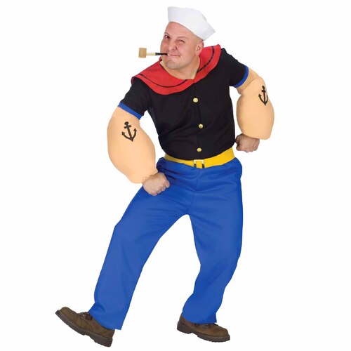 Popeye Costume - Adult Standard