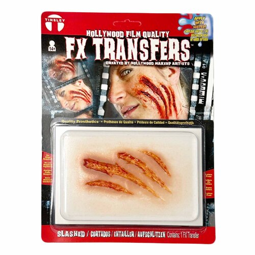 Tinsley 3D FX Transfer - Slashed (Animal Attack Wound)