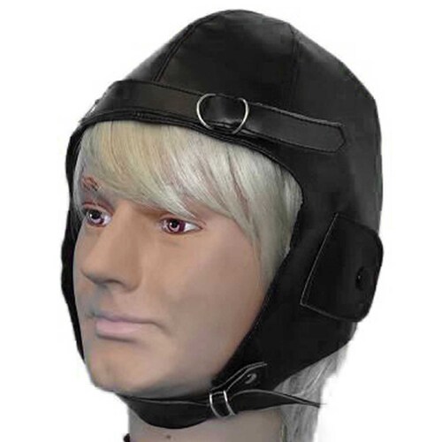 Aviator Hat (Black Vinyl) - Adult One Size